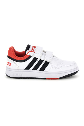 Bele superge z dvojnimi trakovi Adidas Hoops 3 Cf c