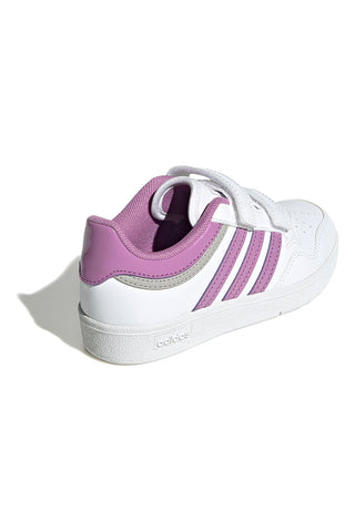 Bele in lila superge z vezalkami Adidas Hoops 4.0 Cf c