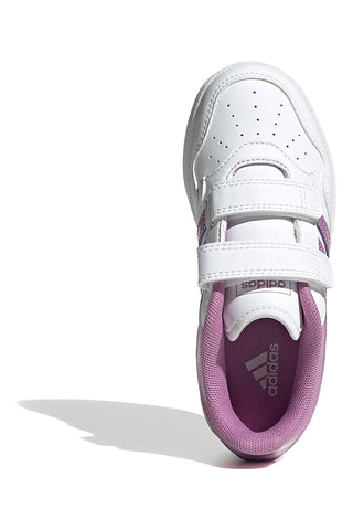 Bele in lila superge z vezalkami Adidas Hoops 4.0 Cf c