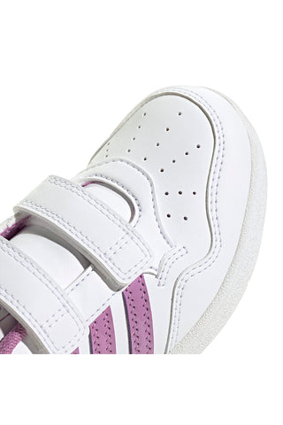 Bele in lila superge z vezalkami Adidas Hoops 4.0 Cf c