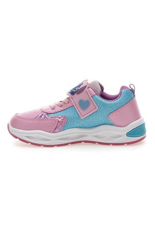 Roza svetlo modre superge s svetlobnimi efekti in potiskom Stitch D6020142S