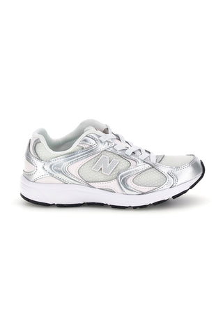 Sive superge z rožnatimi detajli New Balance P4088NR