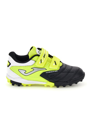 Fluorescenčno rumeni in črni nogometni čevlji z zaponko Joma CAJW2601TFV