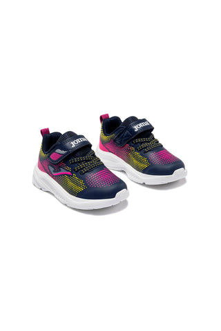 Sneakers in blu dettagli fucsia running Joma JHORIW2603V
