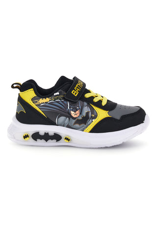 Črni in rumeni čevlji z lučkami Batman W1020259S