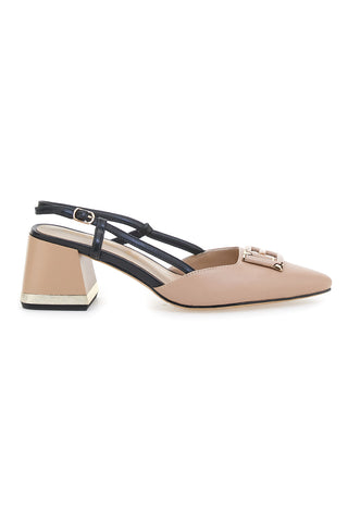 Rosa e Nere čevlji z zaponko Slingback Laura Biagiotti 8604