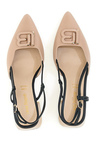 Rosa e Nere čevlji z zaponko Slingback Laura Biagiotti 8604