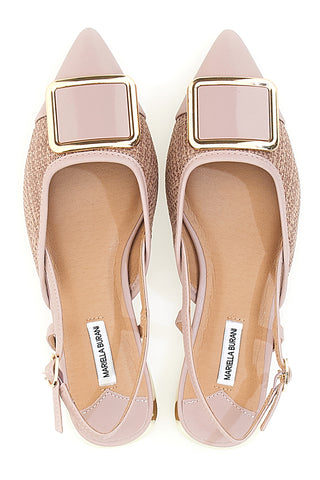 BALERINKE SLINGBACK Z ROŽNATO KONICO MARIELLA BURANI 51089