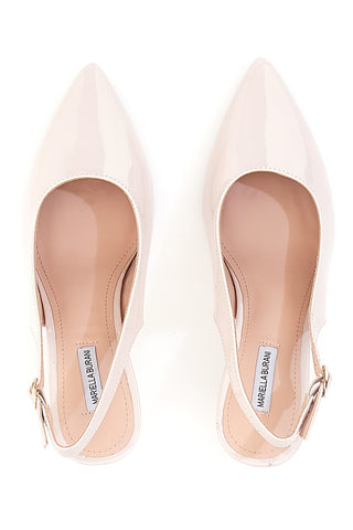 Décolleté Nude Slingback Effetto Vernice MARIELLA BURANI 51260