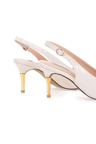 Décolleté Nude Slingback Effetto Vernice MARIELLA BURANI 51260