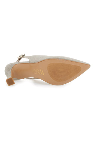 Décolleté Slingback Platino s koničastim peto PITTARELLO GLAM 5371