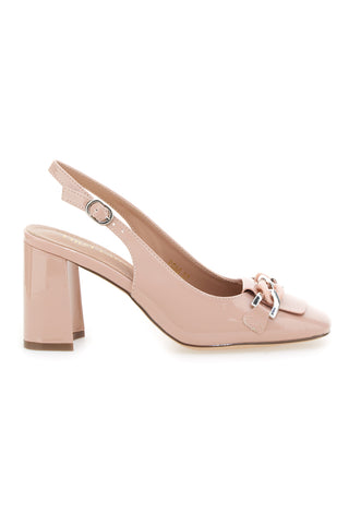 Décolleté Slingback Nude s sponko FIRST LADY 586