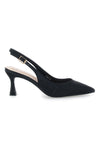 Črne čevlje s peto FIRST LADY P529