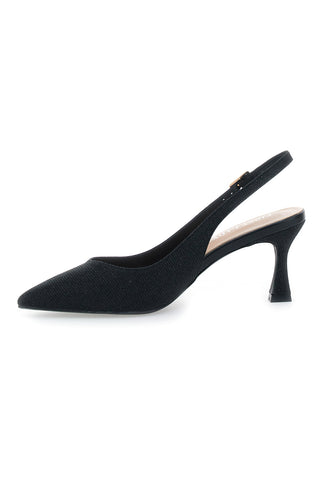 Črne čevlje s peto FIRST LADY P529