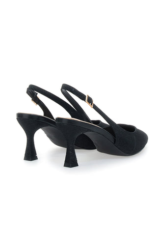 Črne čevlje s peto FIRST LADY P529