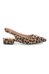 Balerine Slingback Leopardate a Punta First Lady P553