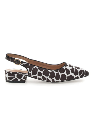 Balerine Slingback Zebrate a Punta FIRST LADY P553