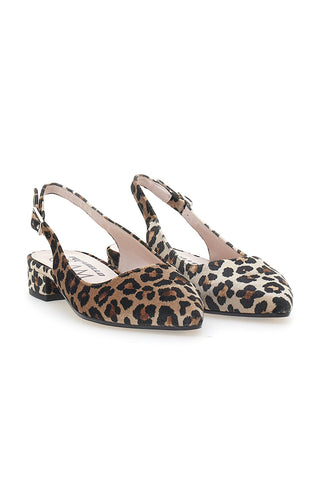 Balerine Slingback Leopardate PITTARELLO GLAM 2883