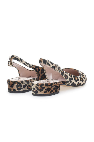 Balerine Slingback Leopardate PITTARELLO GLAM 2883