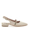 Balerine Slingback Panna s sprednjim trakom PITTARELLO GLAM 2888