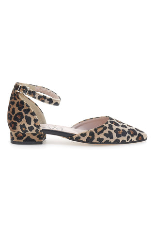 Leopardaste balerinke z zapestnico okoli gležnja PITTARELLO GLAM 2885