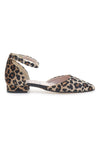 Leopardaste balerinke z zapestnico okoli gležnja PITTARELLO GLAM 2885
