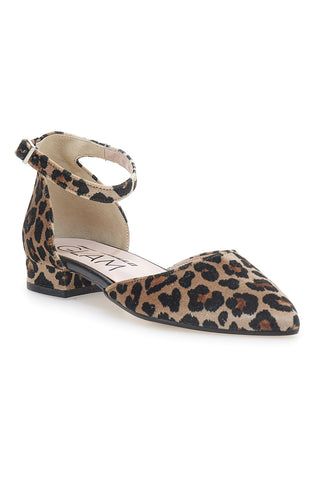 Leopardaste balerinke z zapestnico okoli gležnja PITTARELLO GLAM 2885