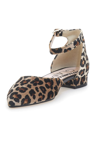 Leopardaste balerinke z zapestnico okoli gležnja PITTARELLO GLAM 2885