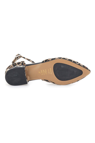 Leopardaste balerinke z zapestnico okoli gležnja PITTARELLO GLAM 2885