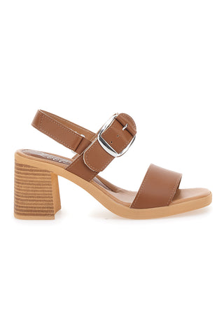 Usnjene sandale s srednjim blokastim peto PITTARELLO LOOK MK3619214
