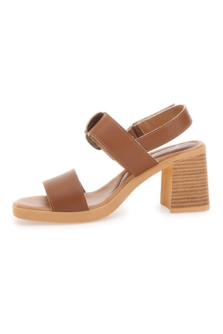 Usnjene sandale s srednjim blokastim peto PITTARELLO LOOK MK3619214