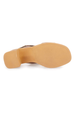 Usnjene sandale s srednjim blokastim peto PITTARELLO LOOK MK3619214