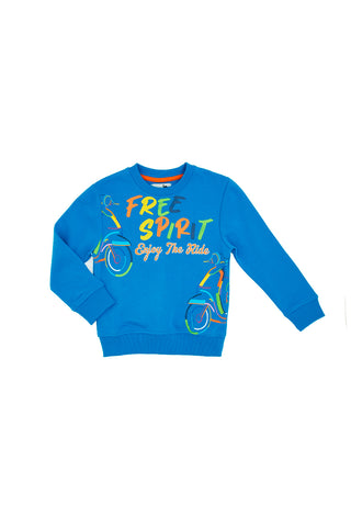 Majica Pitt Kids 03080 Modra