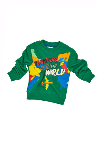 Majica Pitt Kids 03081 Zelena