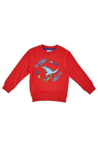 Majica Garzata Pitt Kids 03086 Rdeča