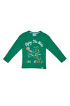 Majica z okroglim izrezom Pitt Kids 03029 Zelena