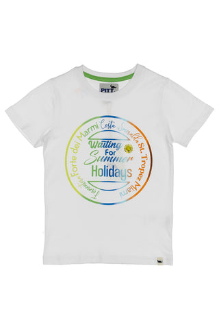 MAJICA Pitt Kids 03086 Bela