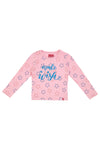 Majica z dolgimi rokavi Thank You Mum 03006 Pink