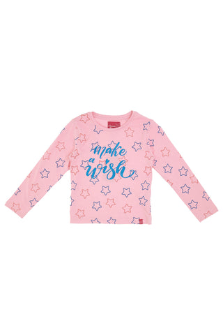 Majica z dolgimi rokavi Thank You Mum 03006 Pink