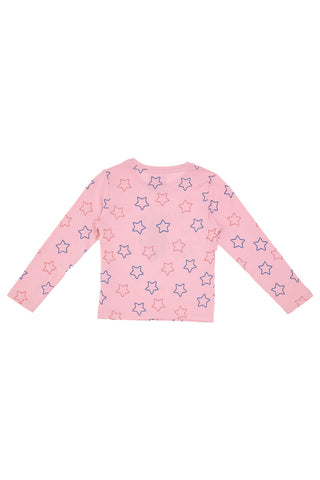 Majica z dolgimi rokavi Thank You Mum 03006 Pink