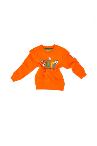 Majica Pitt Kids 04024 Oranžna