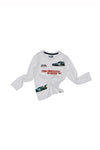 Majica Pitt Kids 04006 bela