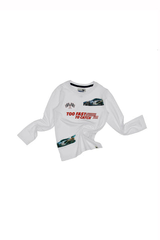 Majica Pitt Kids 04006 bela