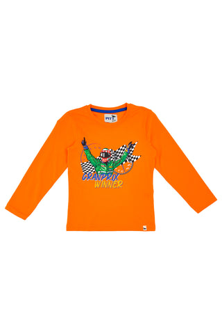 Majice Pitt Kids 04008 Oranžna