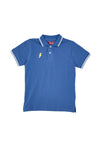 Modra polo majica z belimi robovi Pitt Kids PT-B-PL-05032