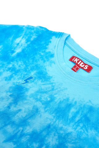 Modra majica z učinkom tie-dye Pitt Kids PT-B-T-05035
