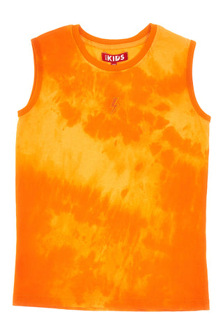 Oranžna majica z učinkom tie-dye Pitt Kids PT-B-T-05037