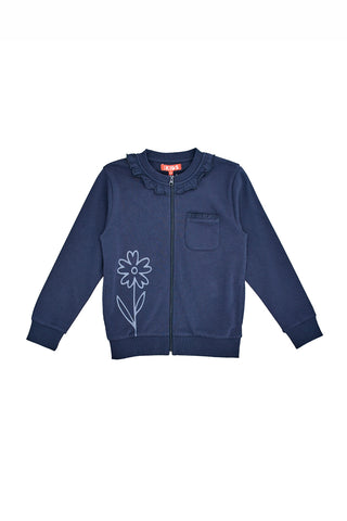 Svetla majica z okroglim izrezom in zadrgo Pitt Kids 05056