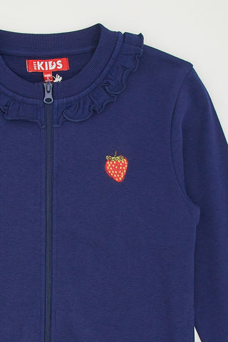 Modra majica z zadrgo Pitt Kids 050563