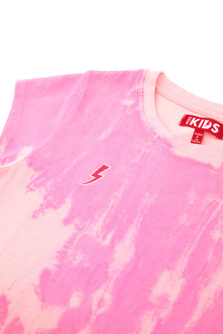 Roza majica z učinkom tie-dye Pitt Kids PT-G-T-05077